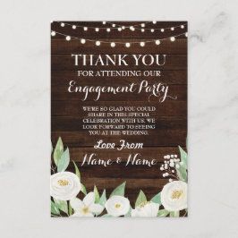 感謝カード 結婚式 木 白い花 招待状