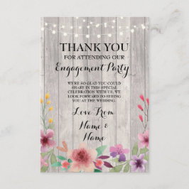 感謝カード 結婚式 木 花