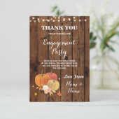 感謝カード 結婚式 秋 雑穀 木 (スタンド正面)