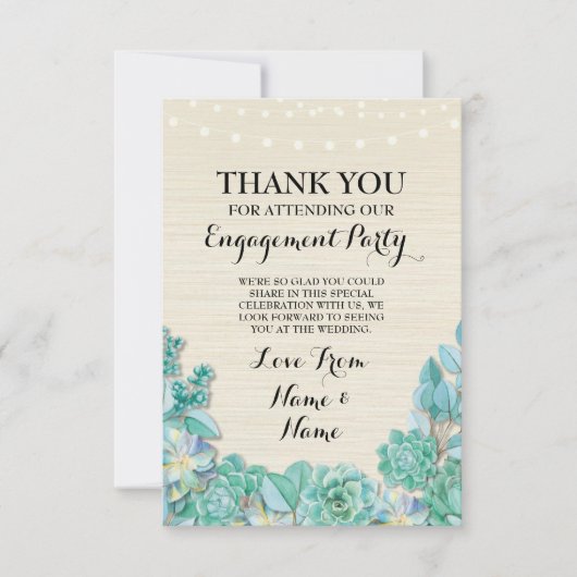 感謝カード 結婚 植物 ワークショップ フラワー 招待状 (正面)