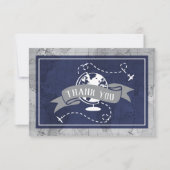 感謝カード 飛行機 (正面)