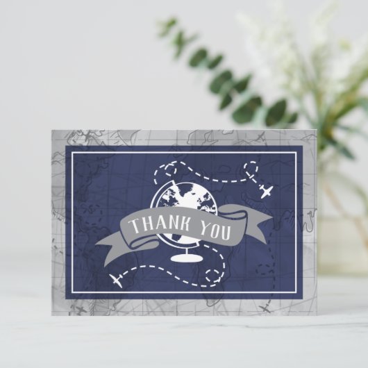 感謝カード 飛行機 (スタンド正面)