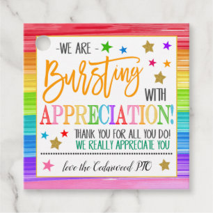 感謝ギフトラベル フェイバータグ