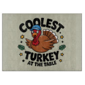 感謝クールのディナーで七面鳥 カッティングボード (正面)