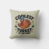感謝クールのディナーで七面鳥 クッション (正面)