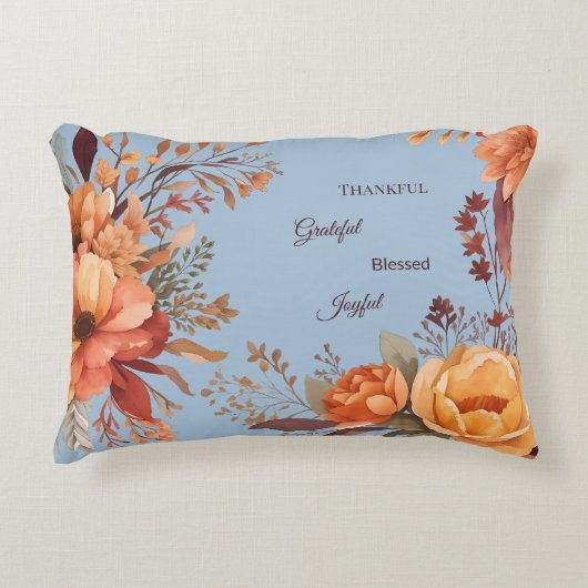 感謝グラテグル賛美フローラ感謝祭 アクセントクッション (正面)