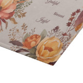 感謝グラテグル賛美フローラ感謝祭 カッティングボード (角)