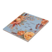 感謝グラテグル賛美フローラ感謝祭 タイル (側面)