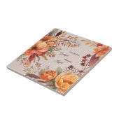 感謝グラテグル賛美フローラ感謝祭 タイル (側面)