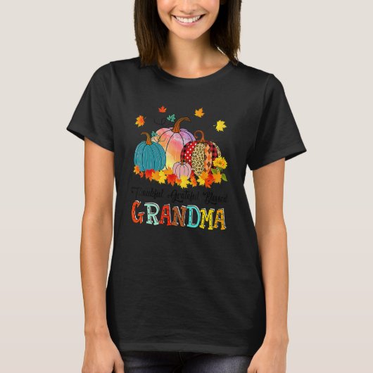 感謝グラミー賛美パンプキンスThanksgi Tシャツ (正面)