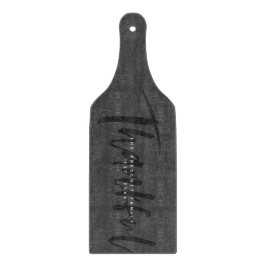 感謝シックなブラックブラシレタリング感謝祭 カッティングボード