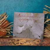 感謝シャクナゲ フォトプラーク (側面)