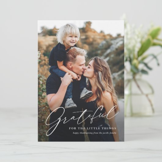 感謝シンプルの気持ちを持って感謝する人 シーズンカード (スタンド正面)