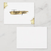 感謝シンプルの言葉:サンキューカード ノートカード (正面/裏面)