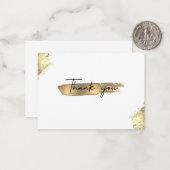 感謝シンプルの言葉:サンキューカード ノートカード (正面/裏面インサイチュ)