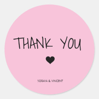 感謝シール ラウンドシール