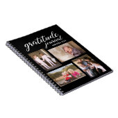 感謝ジャーナル4フォトコラージュon Black ノートブック (右側)