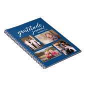 感謝ジャーナル4フォトコラージュon Blue ノートブック (右側)