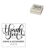 感謝スタンプ - 結婚式 - 婚約パーティーのギフト ラバースタンプ (押印)