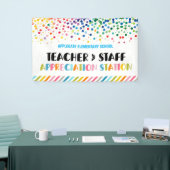 感謝ステーション教師ありがとう 横断幕 (トレードショー)