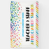 感謝ステーション教師ありがとう 横断幕 (縦)