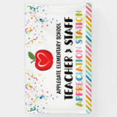 感謝ステーション教師ありがとう 横断幕 (縦)