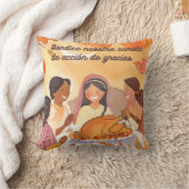 感謝スペインの祈りの言葉 クッション (ブランケット)
