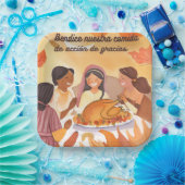 感謝スペインの祈りの言葉 ペーパープレート (パーティー)