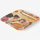 感謝スペインの祈りの言葉 ペーパープレート (傾斜あり)