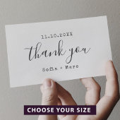 感謝タイプライター手書きスタイリッシュ セルフインキングスタンプ