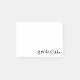 感謝タイポグラフィ白 ポストイット