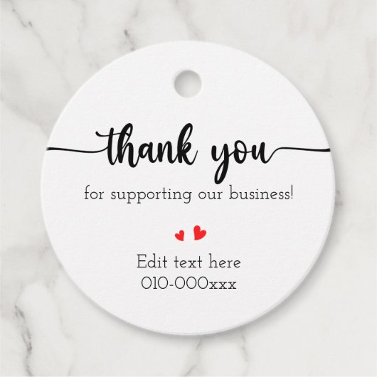 感謝タグ フェイバータグ (正面)