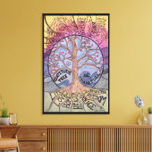 感謝ツリープレミアムストレッチキャンバス印刷 キャンバスプリント (インサイチュ (リビング))