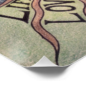 感謝ツリー光沢ポスタープリント ポスター (コーナー)