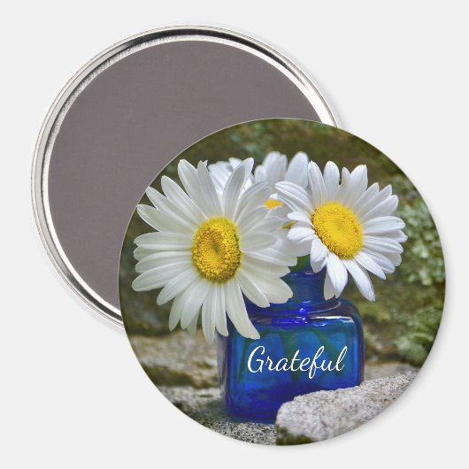 感謝デイジー マグネット (正面/裏面)