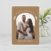 感謝ドームリーフ感謝祭ホリデーフォトカード シーズンカード (スタンド正面)