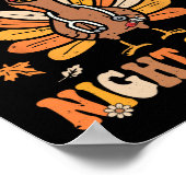 感謝ナイトシフトナースグルーヴィー感謝祭Tur ポスター (角)