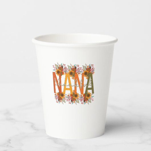 感謝ナナ祖母サンクスギビングナナナグランド 紙コップ (正面)