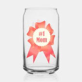 感謝ナンバーワンマザー受賞者のリボン ガラス缶 (裏面)