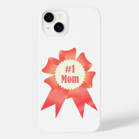 感謝ナンバーワンマザー受賞者のリボン Case-Mate iPhoneケース (裏面)