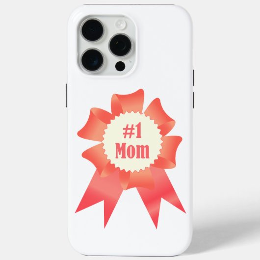 感謝ナンバーワンマザー受賞者のリボン Case-Mate iPhoneケース (裏面)