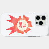 感謝ナンバーワンマザー受賞者のリボン Case-Mate iPhoneケース (裏面 (横))