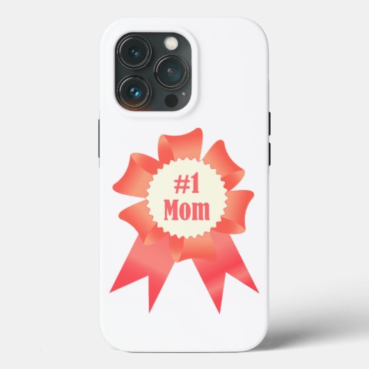 感謝ナンバーワンマザー受賞者のリボン Case-Mate iPhoneケース (裏面)