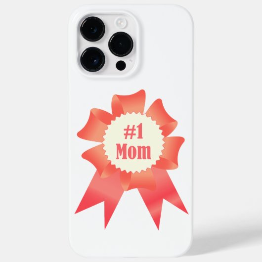 感謝ナンバーワンマザー受賞者のリボン Case-Mate iPhoneケース (裏面)