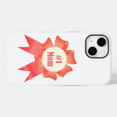 感謝ナンバーワンマザー受賞者のリボン Case-Mate iPhoneケース (裏面 (横))