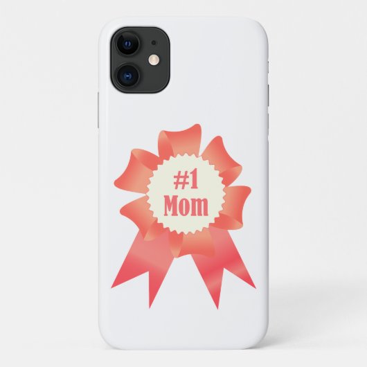 感謝ナンバーワンマザー受賞者のリボン Case-Mate iPhoneケース (裏面)
