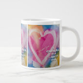 感謝ハッピーボーン中国マグアートバイペディウルフォン ジャンボコーヒーマグカップ (右)