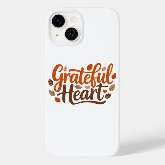 感謝ハートタイポグラフィデザイン Case-Mate iPhoneケース (裏面)