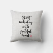 感謝ハート感動的引用文 クッション (裏面)