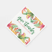 感謝ハート紅葉感謝祭縁ど スタンダードランチョンナプキン (角)